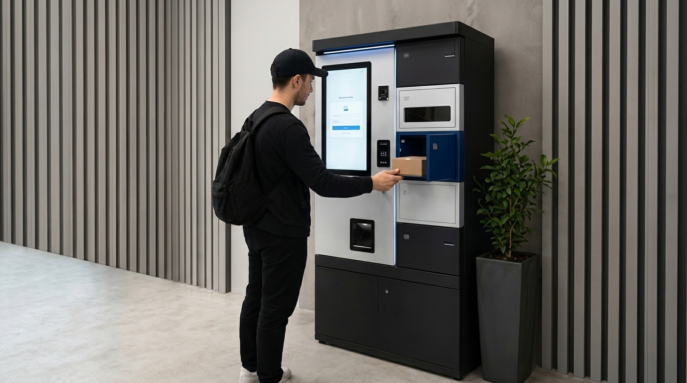 TekLocker smart parcel locker system by Tektronix Technology UAE GCC